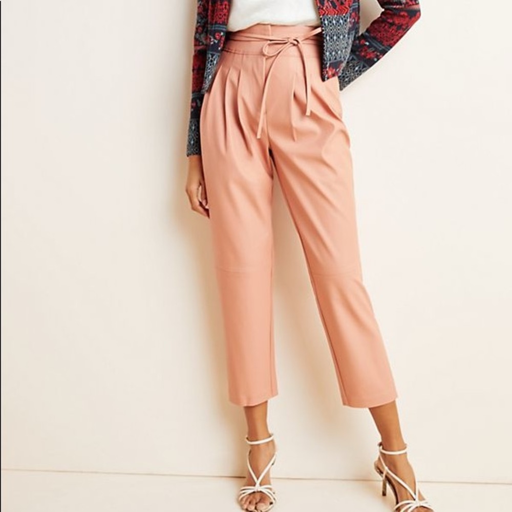 Anthropologie Faux Leather Pants
